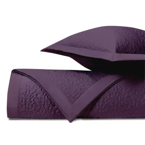 Vermicelli Quilted Purple by Home Treasures