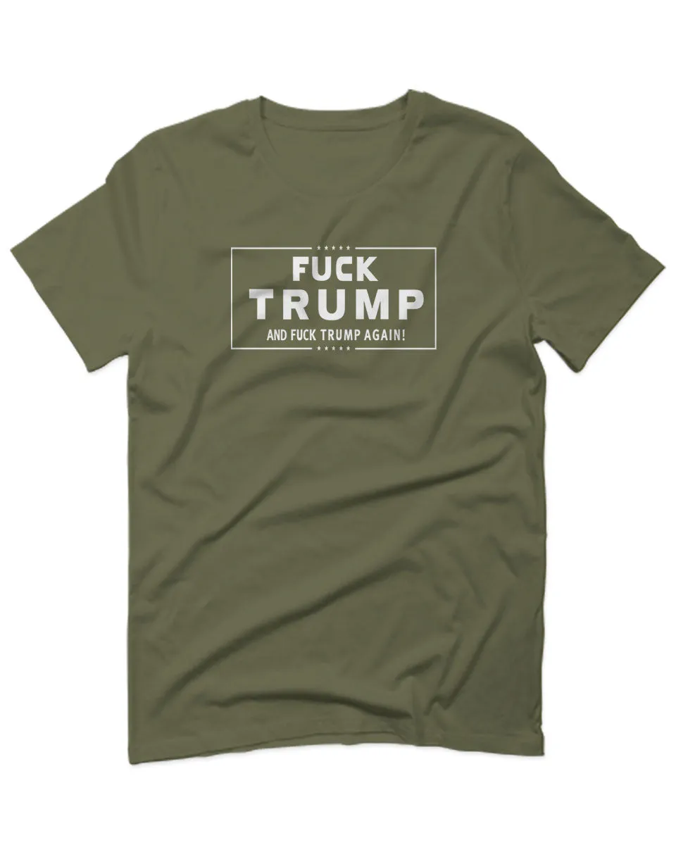 VICES AND VIRTUESS Fuck Trump Funny Liberal Progressive Protest Nevertheless Resist For men T Shirt