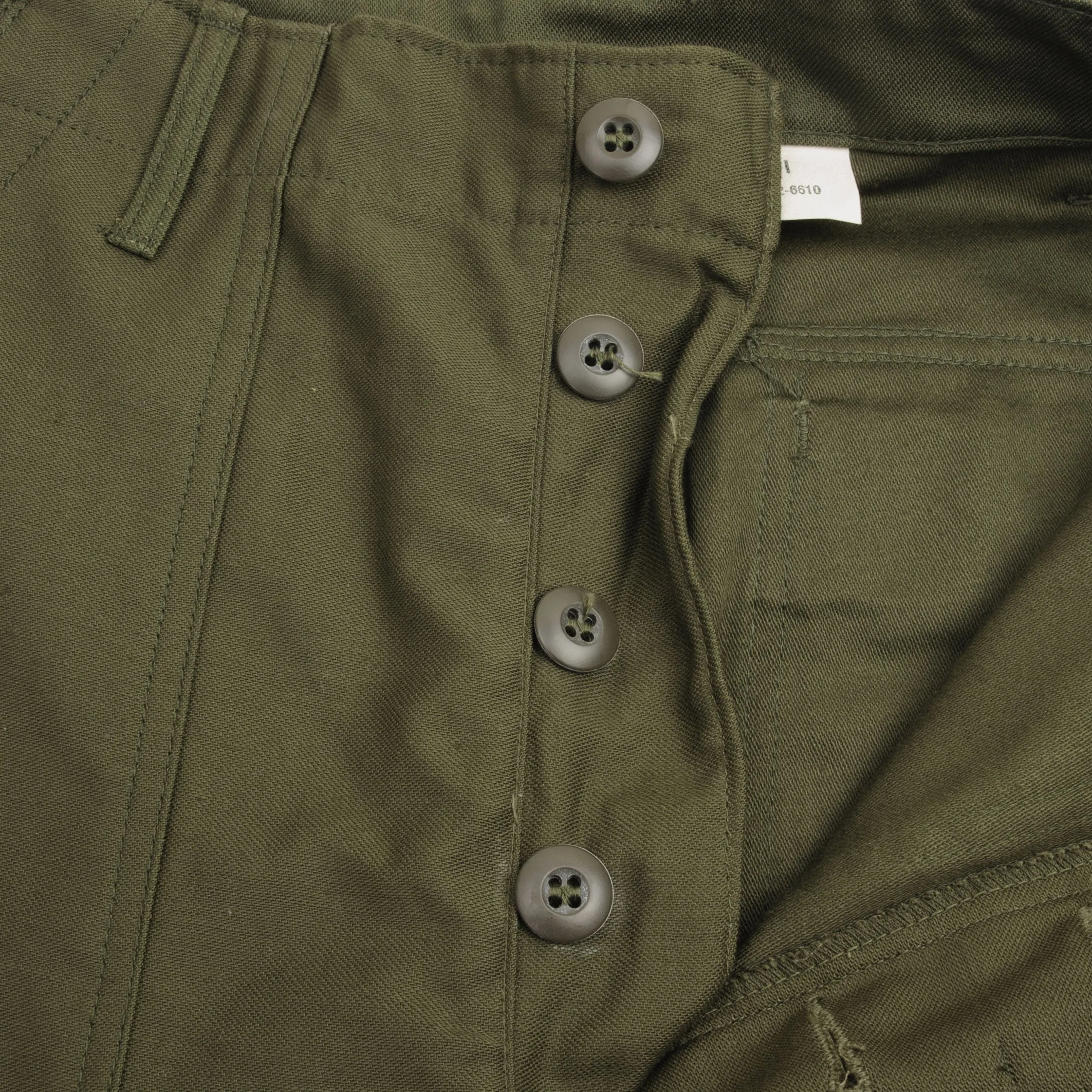 VINTAGE US ARMY UTILITY OG-107 TROUSERS PANTS 1970S SIZE 30X31 DEADSTOCK