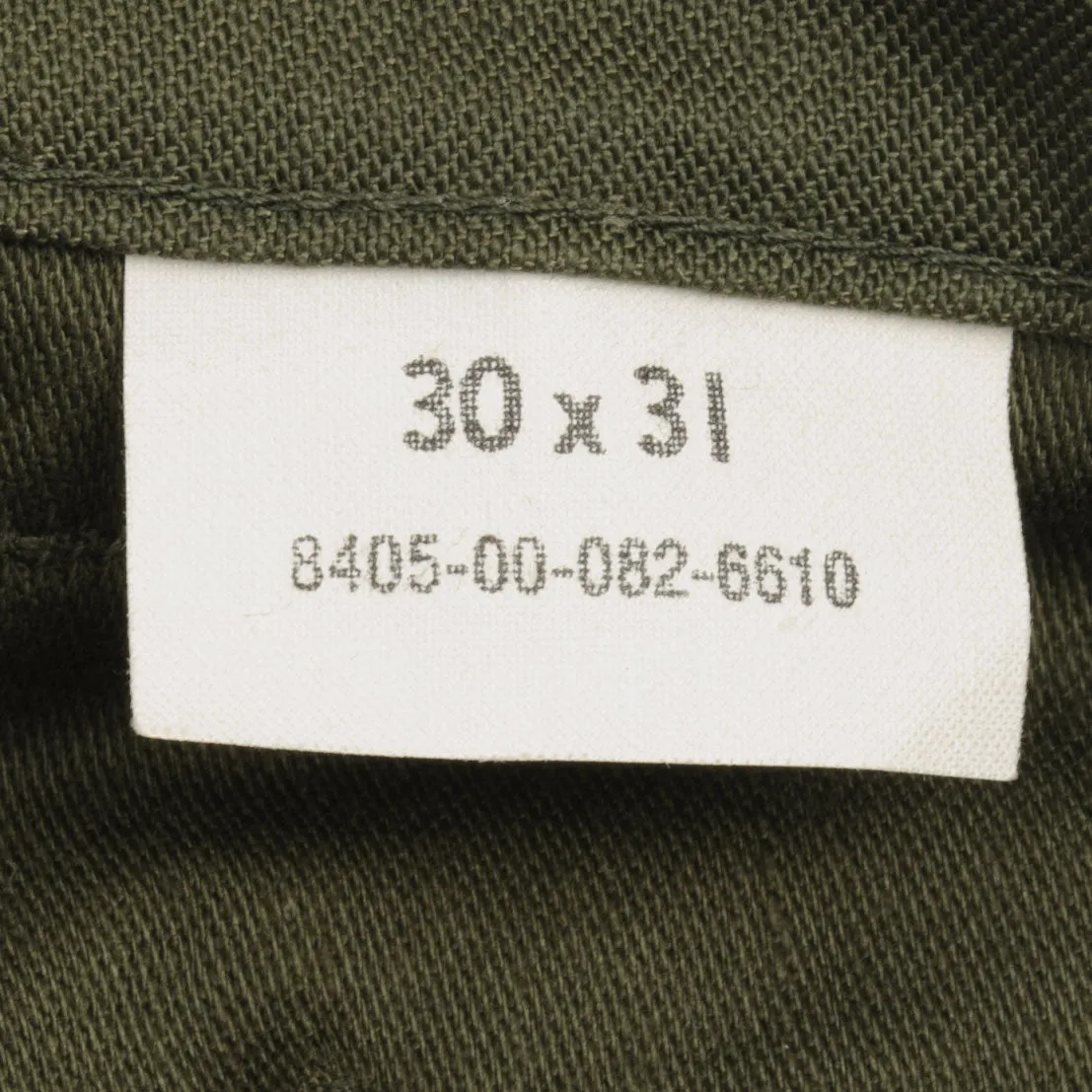 VINTAGE US ARMY UTILITY OG-107 TROUSERS PANTS 1970S SIZE 30X31 DEADSTOCK
