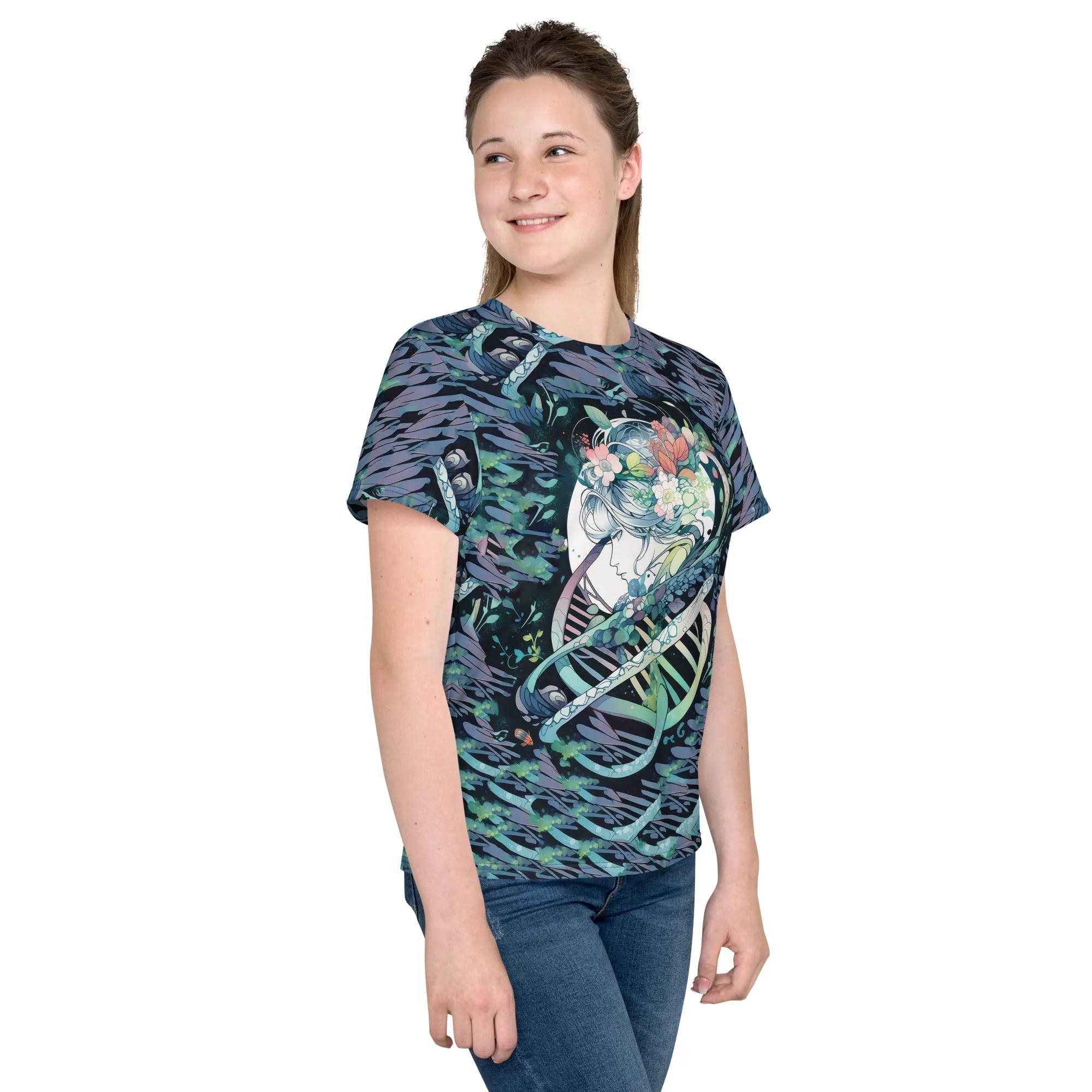 Youth T-Shirt Lady in DNA