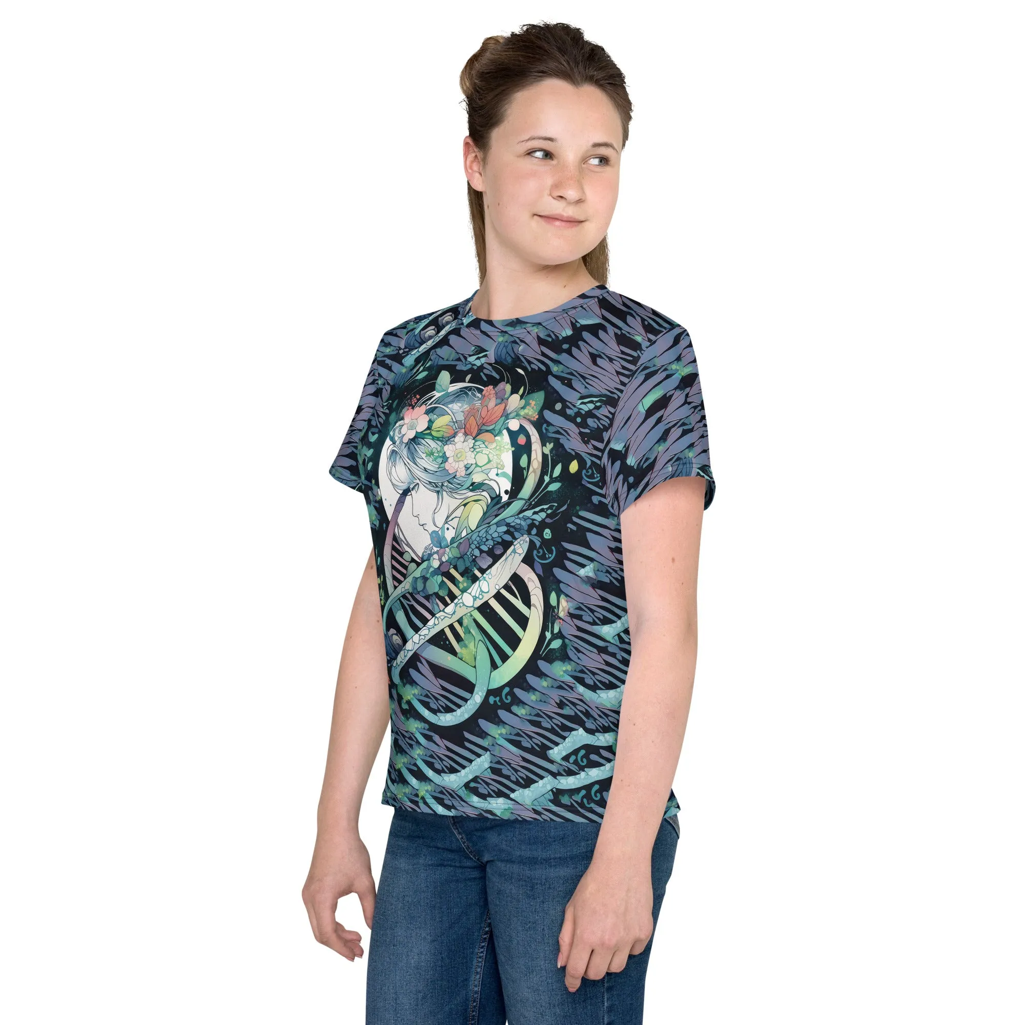 Youth T-Shirt Lady in DNA